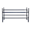 2-Tier Standing Shoe Rack, Gunmetal