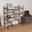 2-Tier Standing Shoe Rack, Gunmetal
