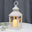 White Sand LED Lantern, 9.5"