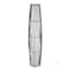 Found & Fable Brown Rattan Uplight Floor Lamp, 43"