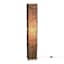 Brown Rattan Swirl Uplight Floor Lamp, 43"