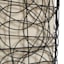 Brown Rattan Swirl Uplight Floor Lamp, 43"