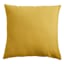 Butter Yellow Canvas Square Outdoor Throw Pillow, 16"