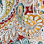 Paisley Chili Outdoor Tufted Back Cushion