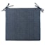 Fiddlestix Indigo Premium Outdoor Square Seat Cushion