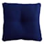 Navy Blue Canvas Outdoor Tufted Back Cushion