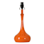 Orange Metal Genie Table Lamp Base, 17"