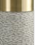 Found & Fable Grey Textured Medium Table Lamp Base, 18"