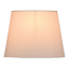 White Oval Tapered Small Table Lamp Shade, 12x9x9