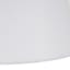 White Oval Tapered Small Table Lamp Shade, 12x9x9
