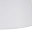 White Oval Tapered Table Lamp Shade, 9"
