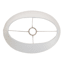 White Oval Tapered Small Table Lamp Shade, 12x9x9
