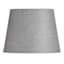 Grey Oval Small Table Lamp Shade, 12x9x9