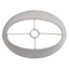 Grey Oval Small Table Lamp Shade, 12x9x9