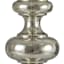 Mercury Glass Double Gourd Large Table Lamp Base, 23"