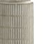 Grey Carved Pillar Small Lamp Base, 14.5"