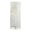 Grey & White Swirled Glass Uplight, 13"
