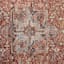 (A447) Capstone Rust Traditional Design Area Rug, 7x10