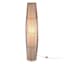 Natural Rattan Uplight Floor Lamp, 43"