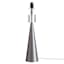 Brushed Steel Metal Large Table Lamp Base, 24"