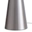 Brushed Steel Metal Large Table Lamp Base, 24"