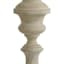 White Spindle Medium Table Lamp Base, 22"