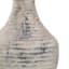 Found & Fable Distressed Gray Concrete Medium Table Lamp Base, 21"