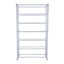 21-Pair Standing Shoe Rack, White