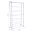 21-Pair Standing Shoe Rack, White