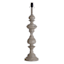 Tan Turned Leg Large Table Lamp Base, 28"