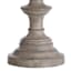 Tan Turned Leg Large Table Lamp Base, 28"