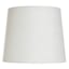 White Soft Textured Small Table Lamp Shade, 9x11x9