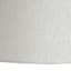 White Soft Textured Small Table Lamp Shade, 9x11x9