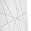 White Small Table Lamp Shade with Gold Line Design, 8x9x9
