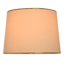White Medium Table Lamp Shade with Gold Trim, 12x14x10