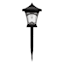 3-Lumen Solar Black Squared Pathway Light