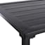 Grammercy Black Steel Slat Patio Coffee Table, 26.5"