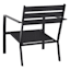 Grammercy Black Steel Sling Patio Chair