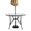 Woodhill Round Patio Dining Table, Black