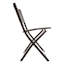 Hampton Wicker Patio Folding Chair, Brown