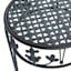 Blue Metal With Patina Finish Plant Stand, Large