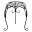 Black Metal Plant Stand, Medium
