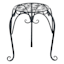 Black Metal Plant Stand, Medium