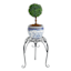 Black Metal Plant Stand, Medium
