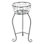 Black Metal Planter Stand, Small