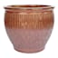 Carly Copper-Colored Ceramic Outdoor Planter, Extra Large