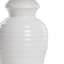 Honeybloom White Ceramic Small Table Lamp with Shade, 14.5"