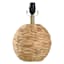 Honeybloom Braided Seagrass Mini Lamp Base, 12.5"