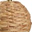 Honeybloom Braided Seagrass Mini Lamp Base, 12.5"