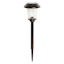 5-Lumen Solar Brown Dotted Glass Pathway Light